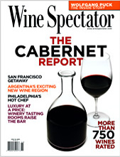 Wine Spectator November 15, 2008 cover